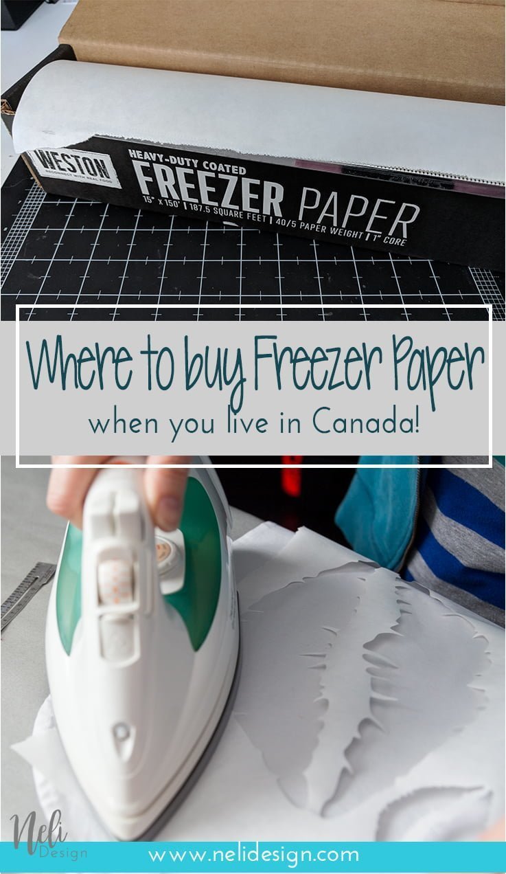 Where to buy freezer paper in Canada | DIY Stencil with freezer paper | Paint on fabric | Spray paint on fabric | pochoir avec du papier à congélation | où acheter du papier à congélation au Canada | pochoir facile | Easy stencil | no smudge | sans bavures | fer à repasser | Iron | Free Silhouette cut file | fichier de découpe gratuit | printable #printable #silhouettecutfile #silhouette #redlips #freezerpaper #stencil #pochoir #diy #spraypaint #papiercongelation #freebie #paintonfabric #canada