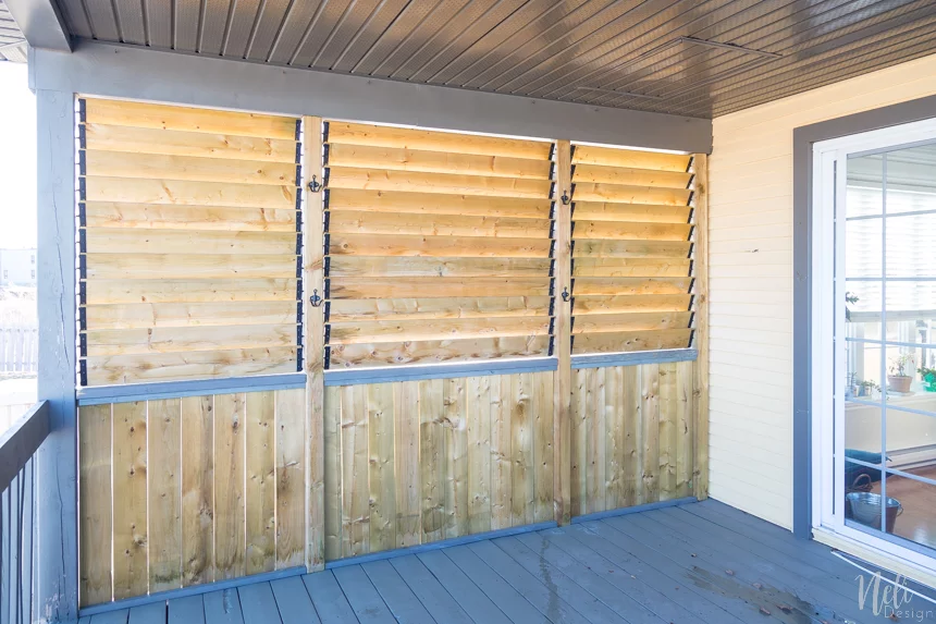 How to create an outdoor privacy screen, patio screen, balcony, outdoor screen, separation, cut the view #patio # exterior