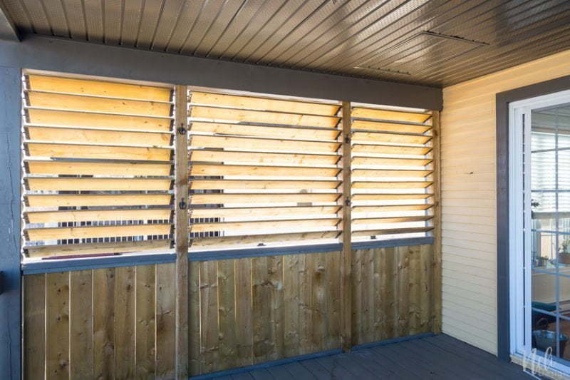 How to make an outdoor privacy screen - NeliDesign