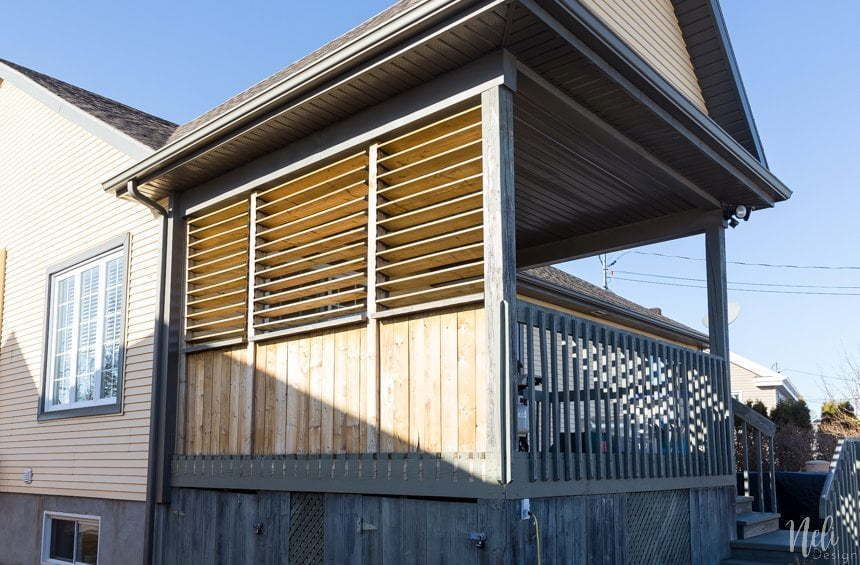 Comment créer un écran d'intimité extérieur, écran de patio, balcon, écran extérieur, séparation, couper la vue #patio #exterieur