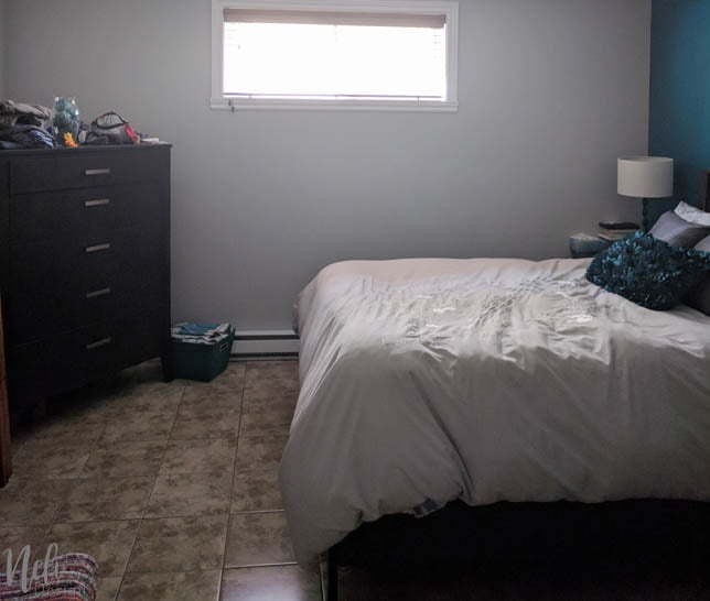 What the room looked like before the Master bedroom makeover