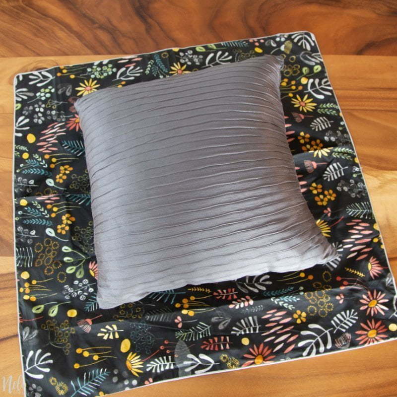 How to make throw pillow covers from euro size pillowcase NeliDesign