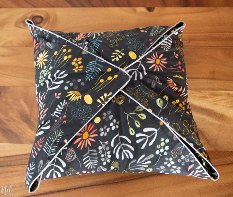 How to make throw pillow covers from euro size pillowcase NeliDesign