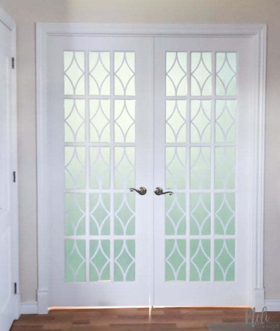 How to add privacy to French doors for only 13 NeliDesign