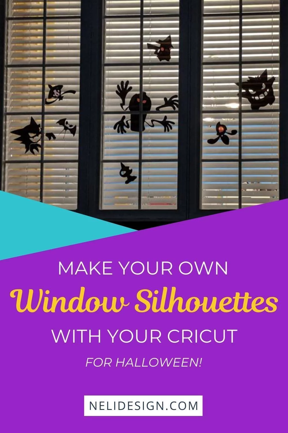 Make your own window silhouettes with your Cricut