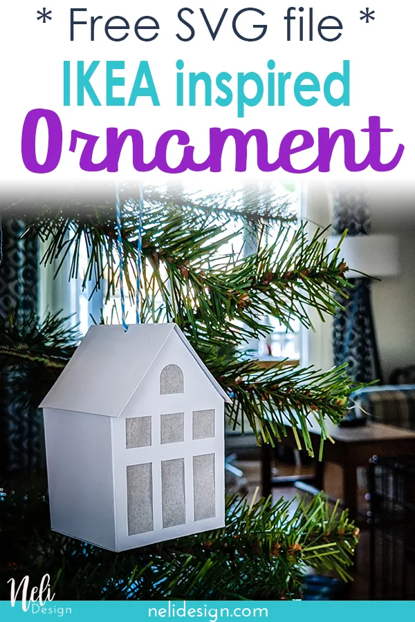 DIY Christmas House Ornaments - NeliDesign
