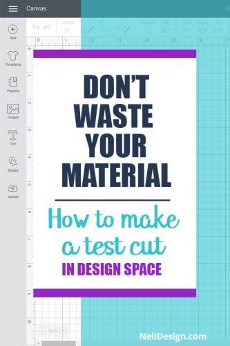 Test Cutting The importance of making a test cut every time you use your Cricut ...