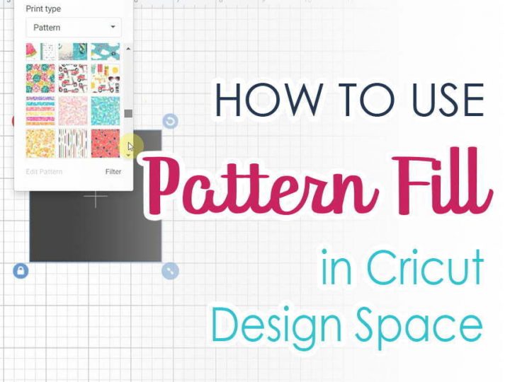 How to use pattern fill in Cricut Design Space