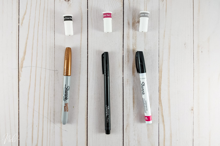 Sharpie markers and adapters for the Cricut