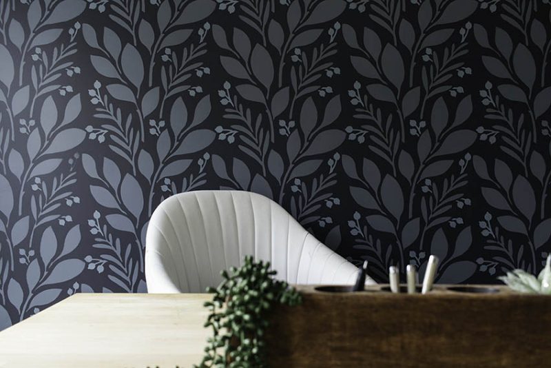 How to make a reusable wall stencil with your Cricut - NeliDesign