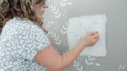 Pochoir à Chevrons - 35,5 X 35,5 Cm (L) - Grand Modèle De Pochoir Mural