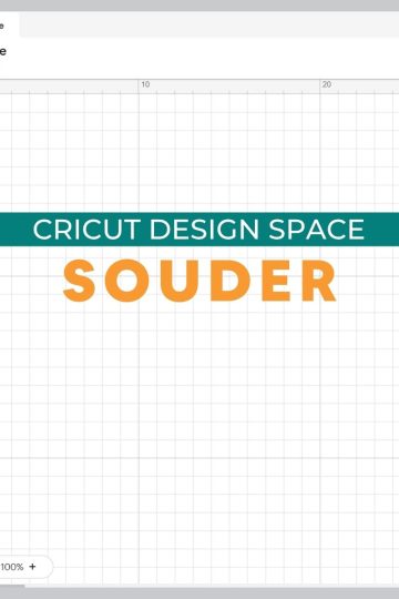 Souder dans cricut Design space