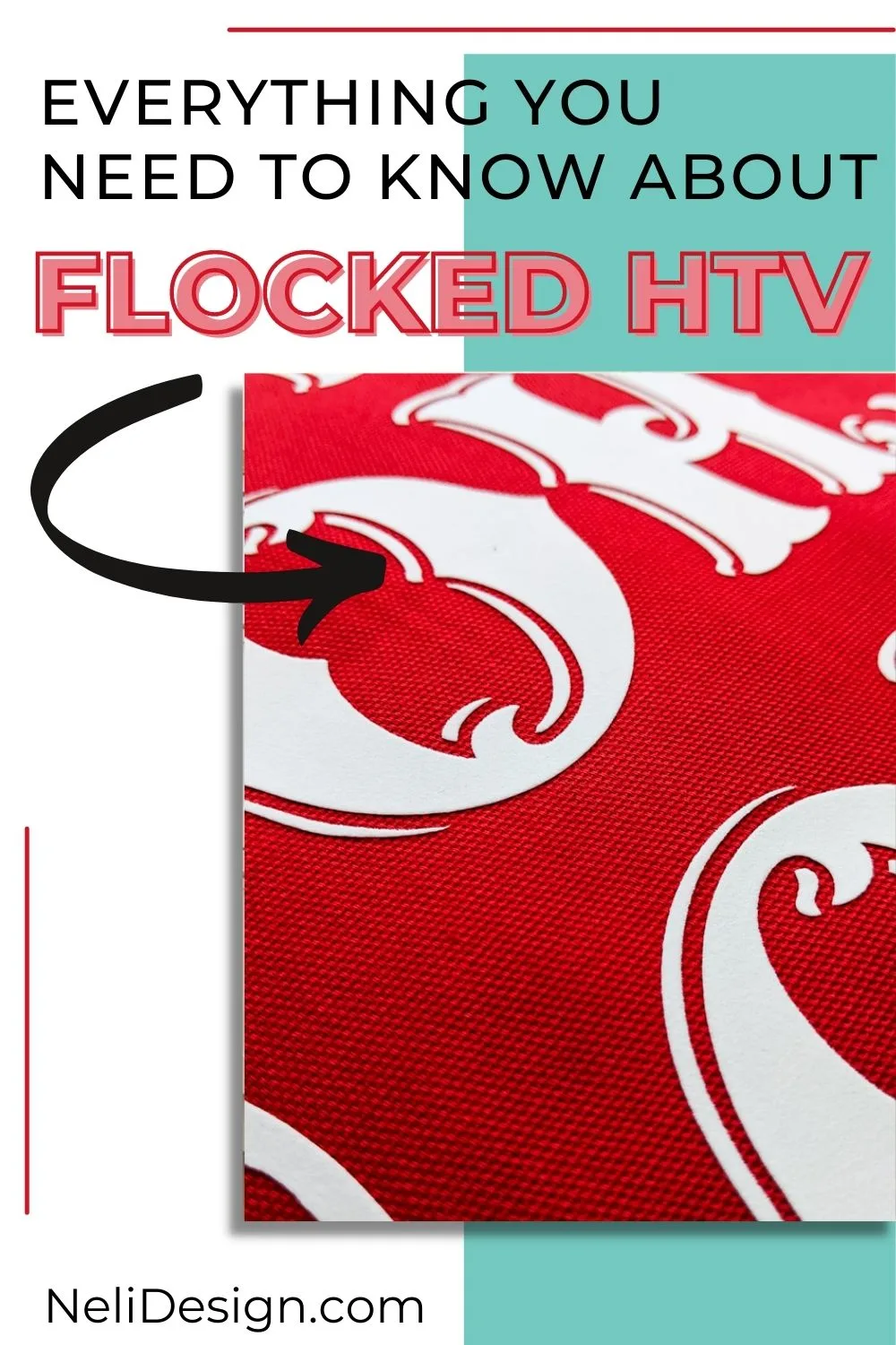 What is flocked HTV and how to use it with your Cricut? - NeliDesign