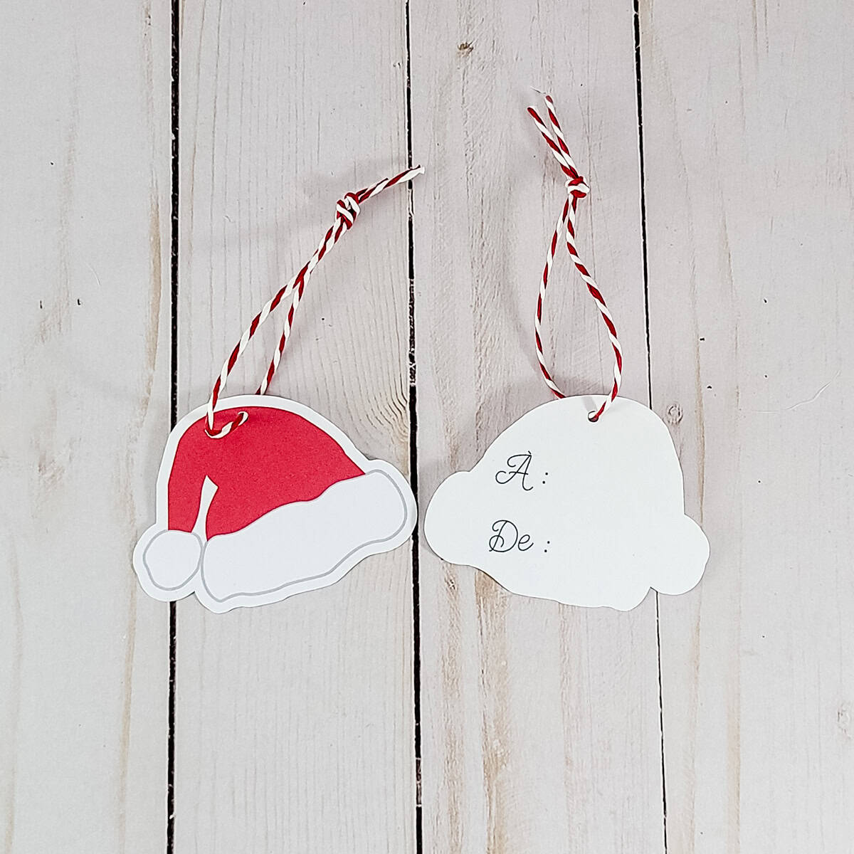 Étiquettes recto-verso Cricut