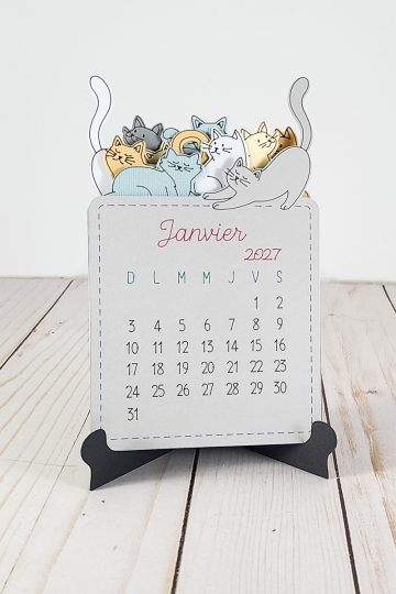 Calendrier de bureau Cricut